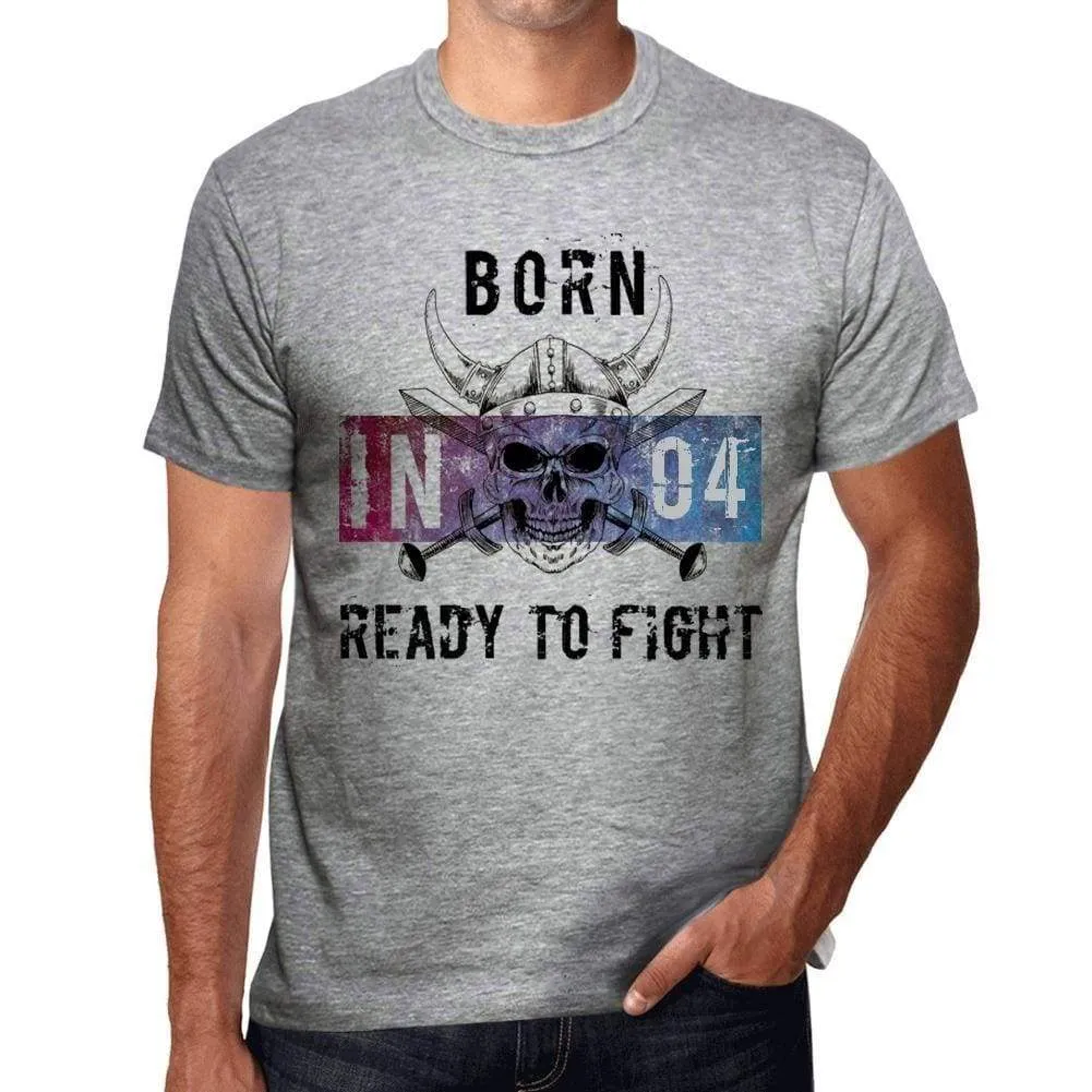 04 Ready to Fight Men's T-shirt Grey Birthday Gift 00389