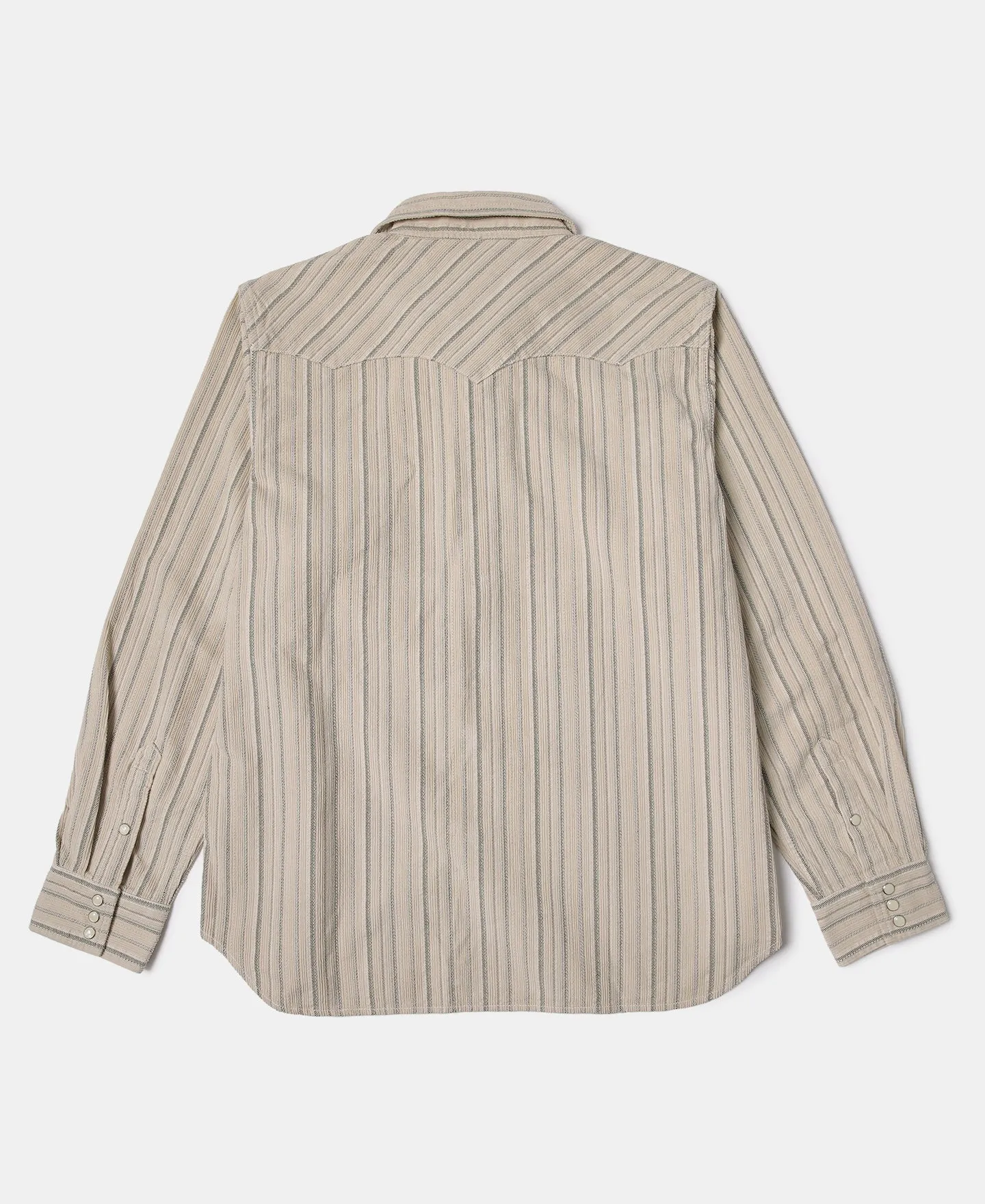 1950s 8 oz Striped Corduroy Western Shirt