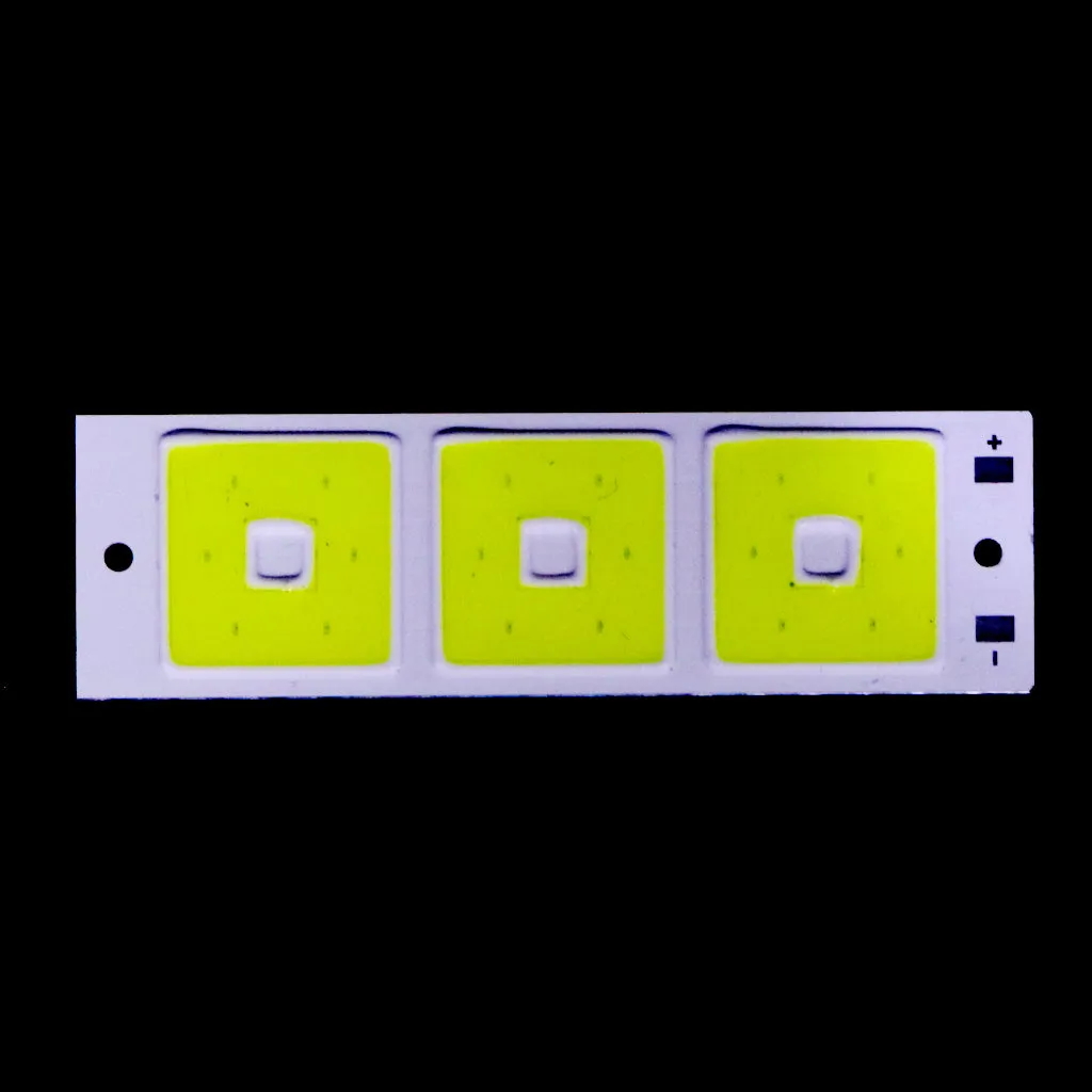 3.7v - 4V Big and small square shape COB led light [ Color - Cool White ]