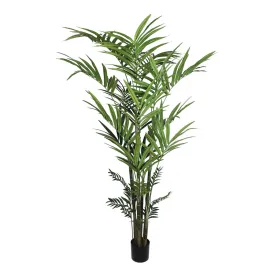 8ft Kentia Palm Tree in Black Pot w/ 399 Silk Leaves