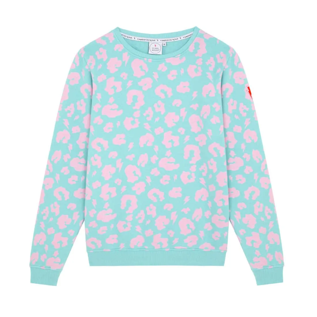 Adult Super Soft Sweatshirt -  Turquoise   Pink