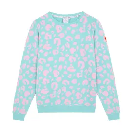 Adult Super Soft Sweatshirt -  Turquoise   Pink