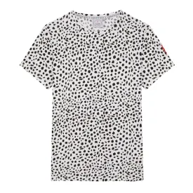 Adult T-shirt  -  White Cheetah and Lightning Bolt print