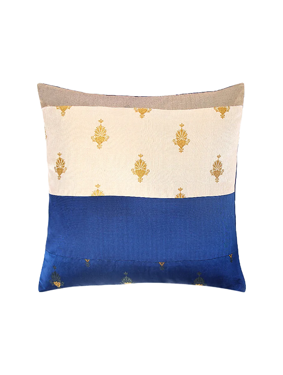 Ananya Satin Brocade Silk Cushion Cover