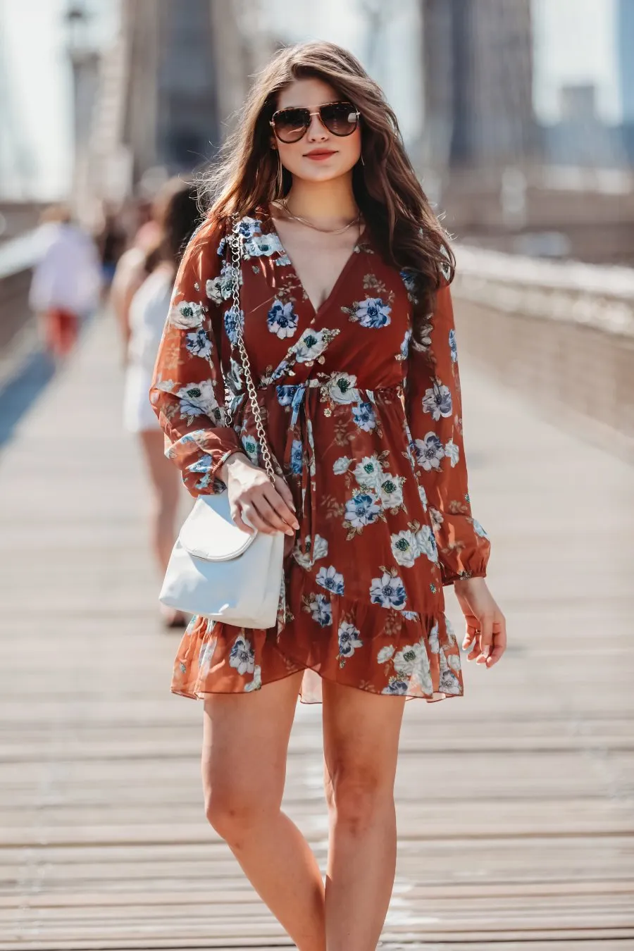 Annie Floral Wrap Dress