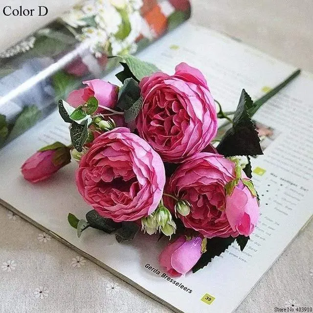 Artificial flowers for decoration