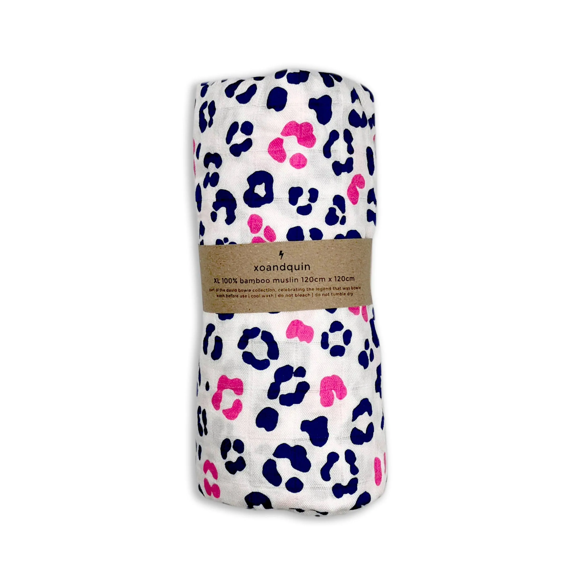 Bamboo Leopard Print Swaddle