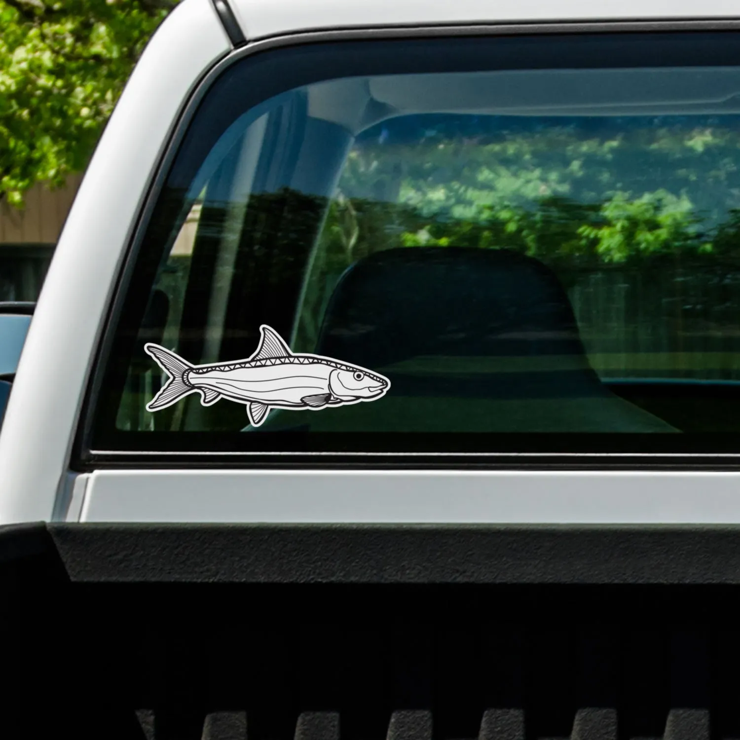 Black & White Gamefish Bumper Stickers