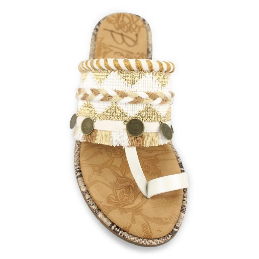 Blowfish Pearl White Raelynn Slide