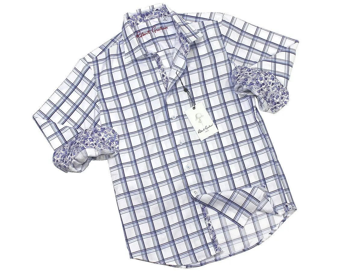 Boy's Sport Shirt 21279 White Check