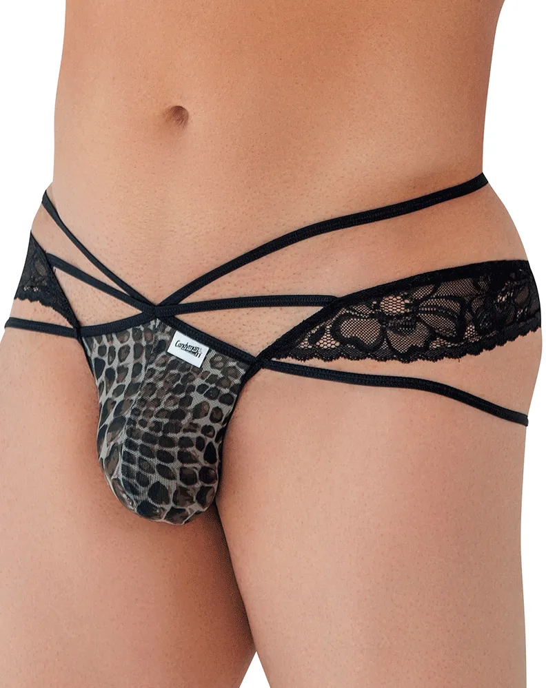 Candyman 99578 Mesh-lace Bikini Snake Print