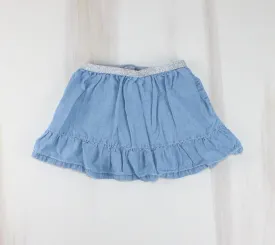 CARTERS LIGHT DENIM SKORT 4Y VGUC