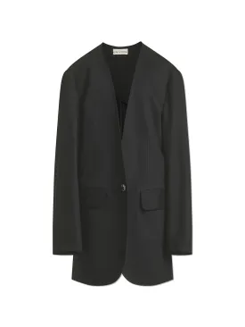 Collarless Blazer