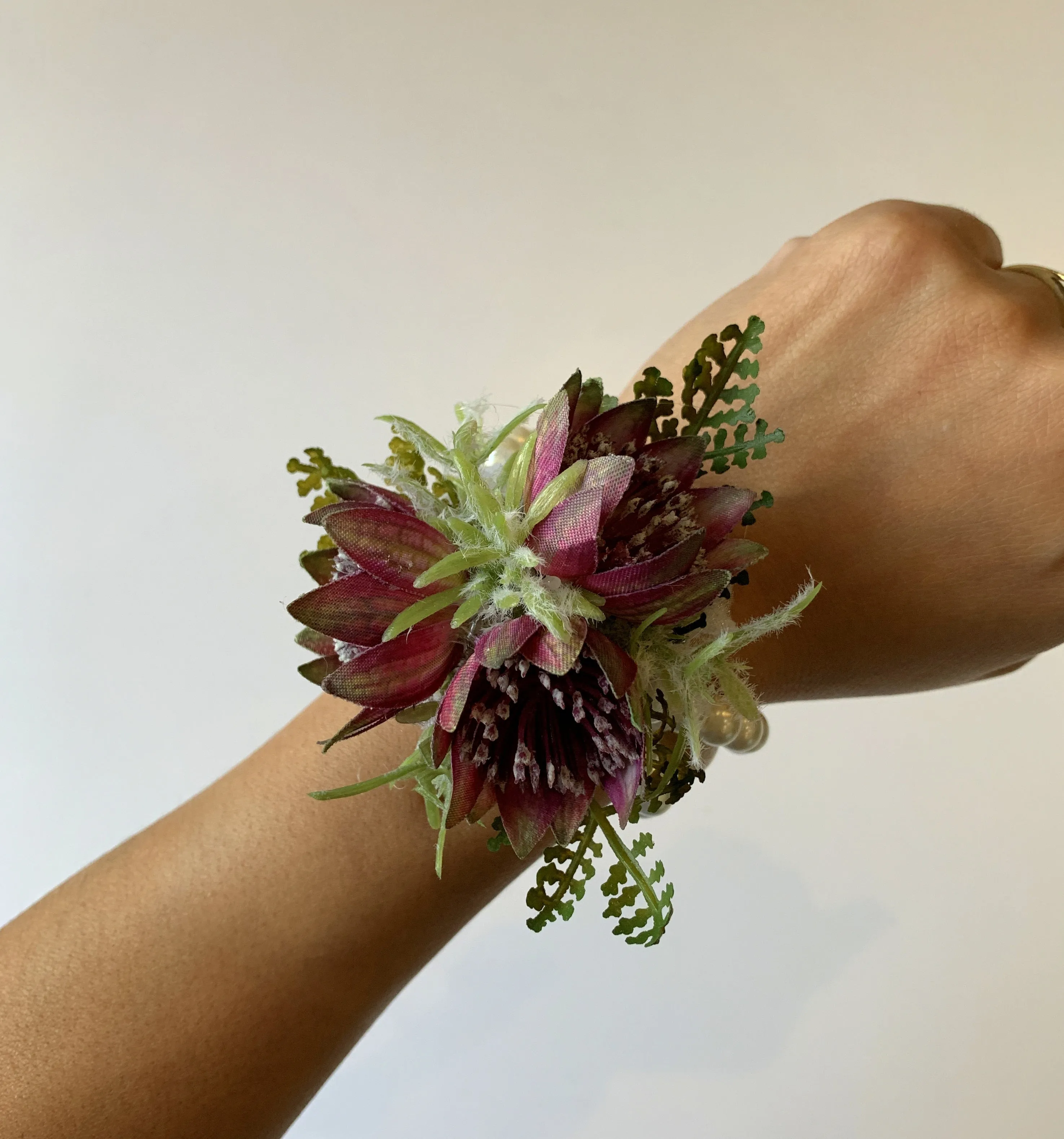 Corsage & Buttonhole - Astrantia with Greenery - CB0023 - $53/set