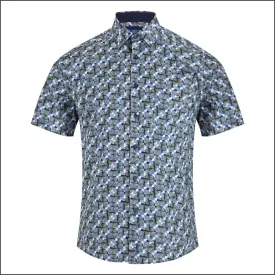 Dg's Green Pattern SS Shirt-