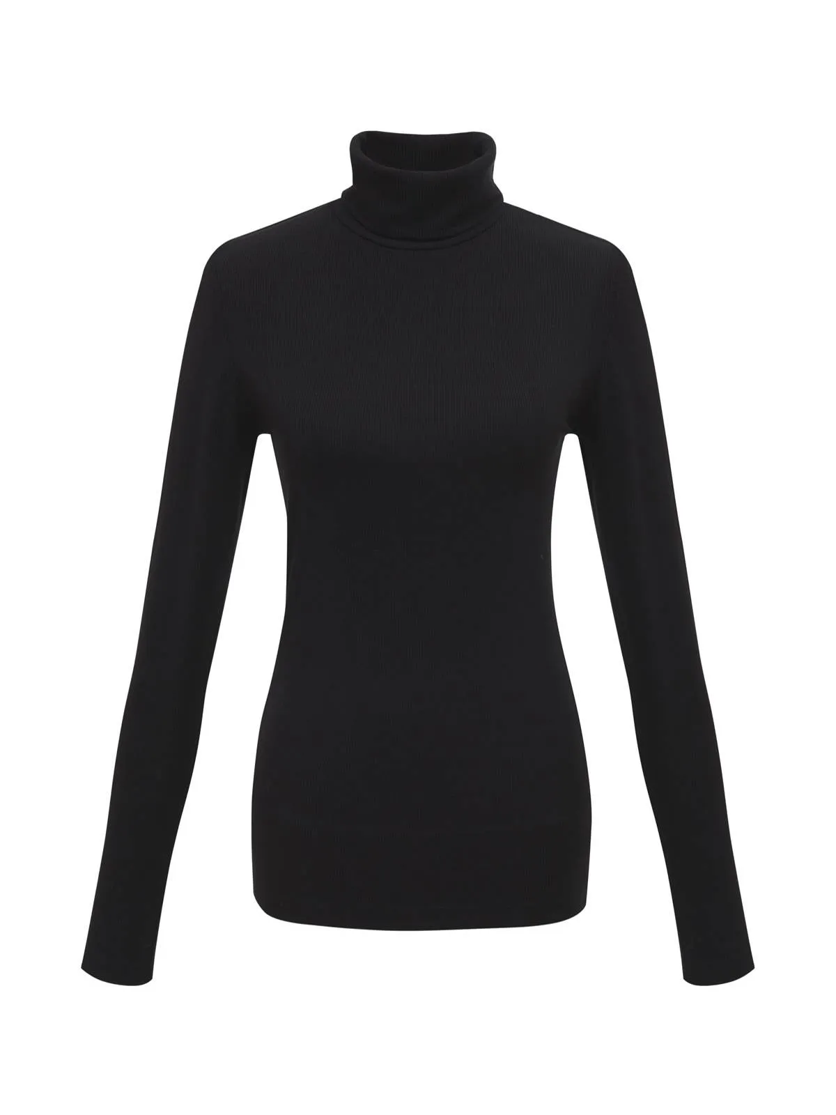 Essential Turtleneck Top Black Inclusive Collection