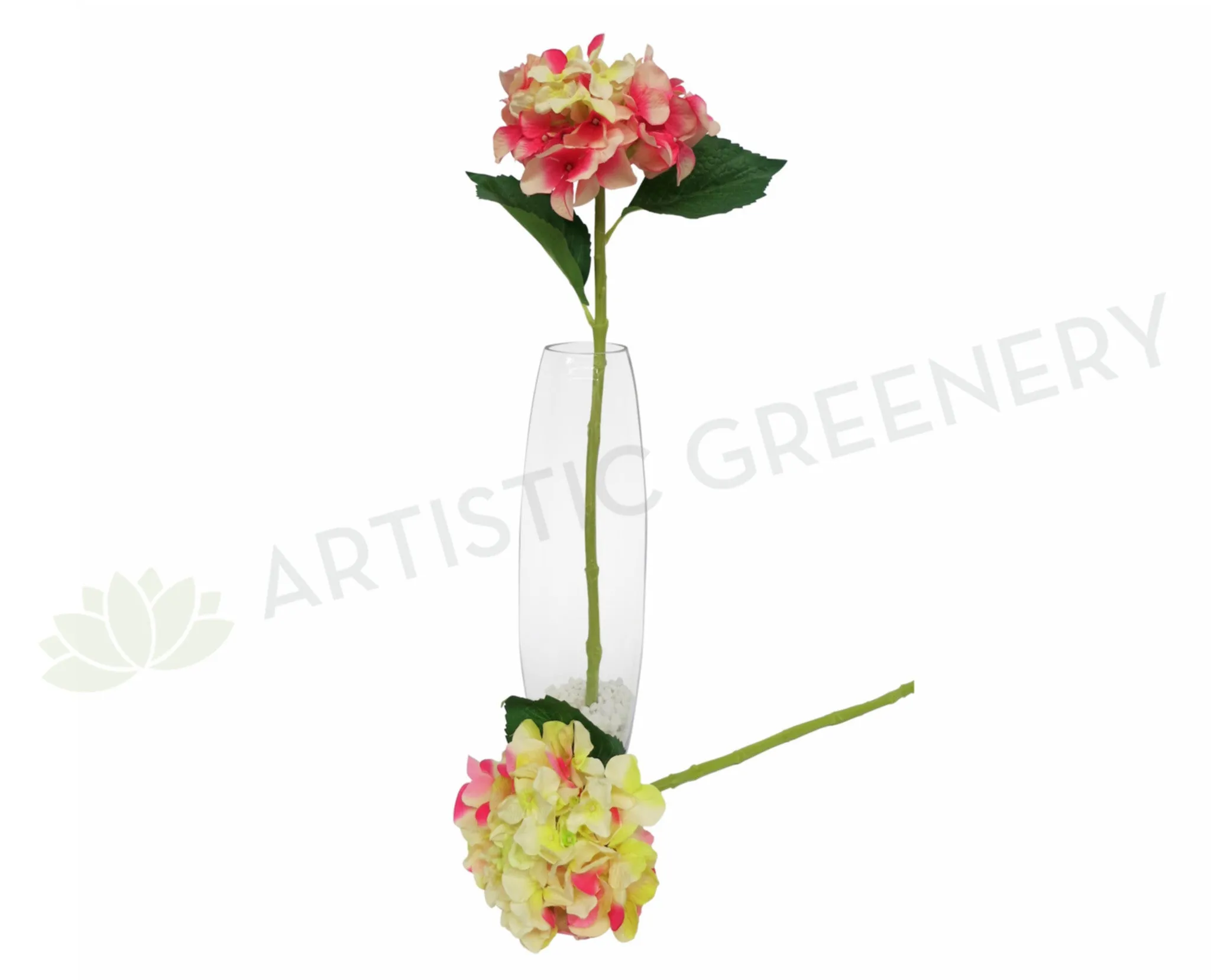 F0035 Hydrangea Single Stem 60cm Pink