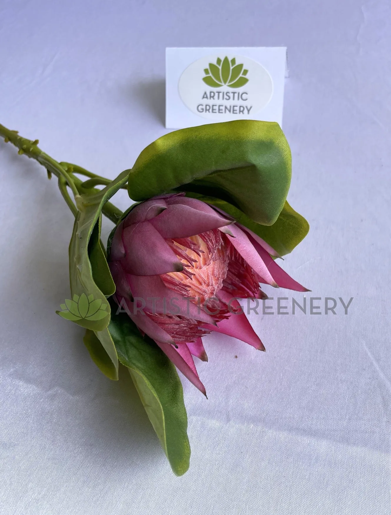 F0320S King Protea Stem Small 54cm Mauve