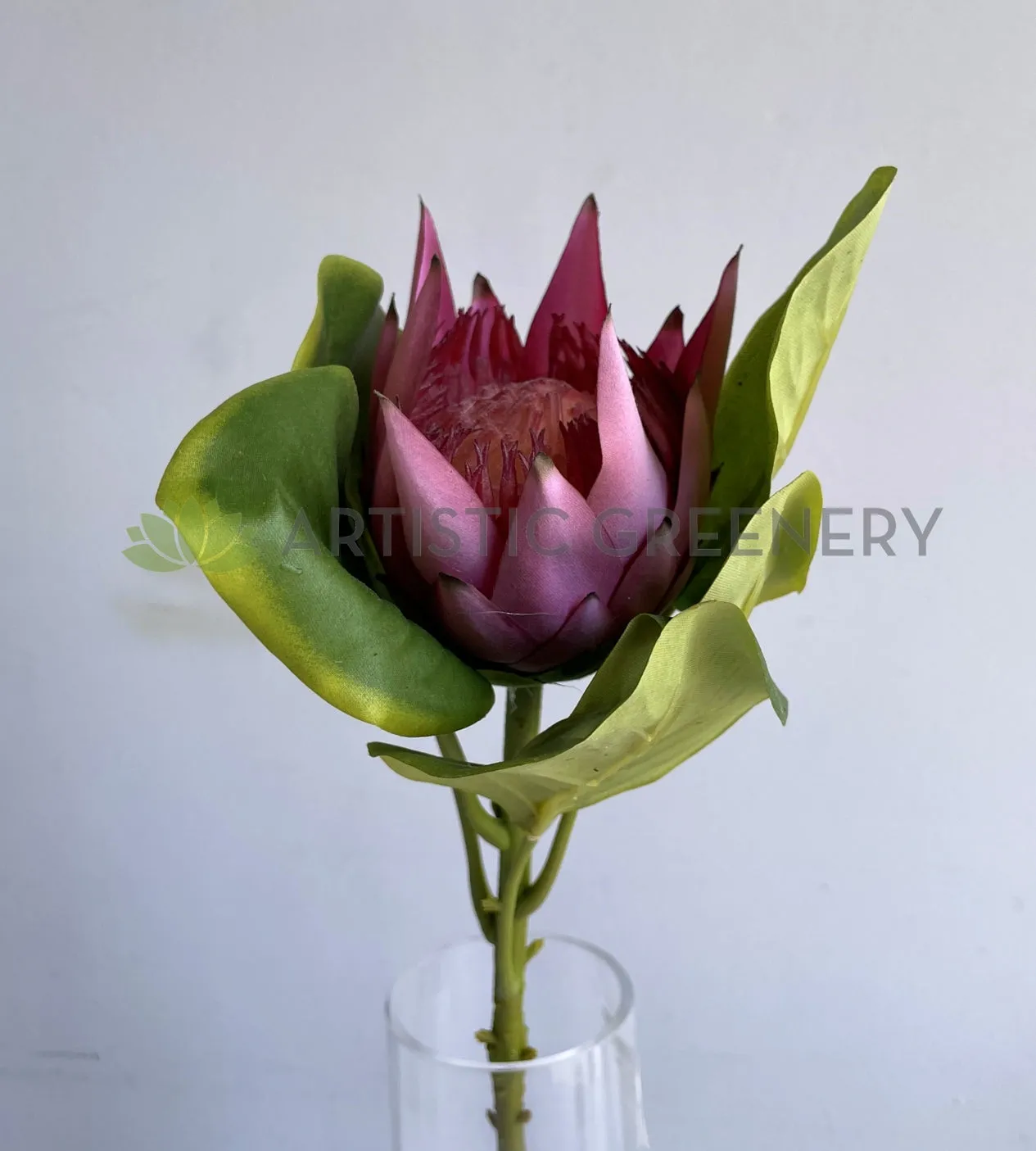 F0320S King Protea Stem Small 54cm Mauve