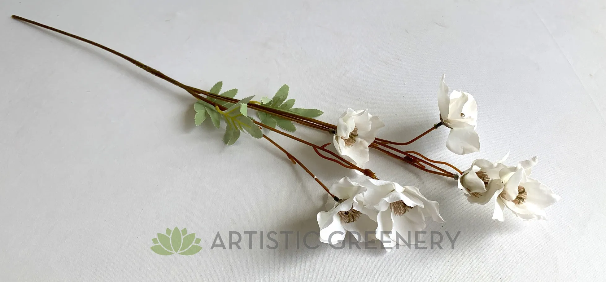 F0346 Hellebore Spray 79cm White