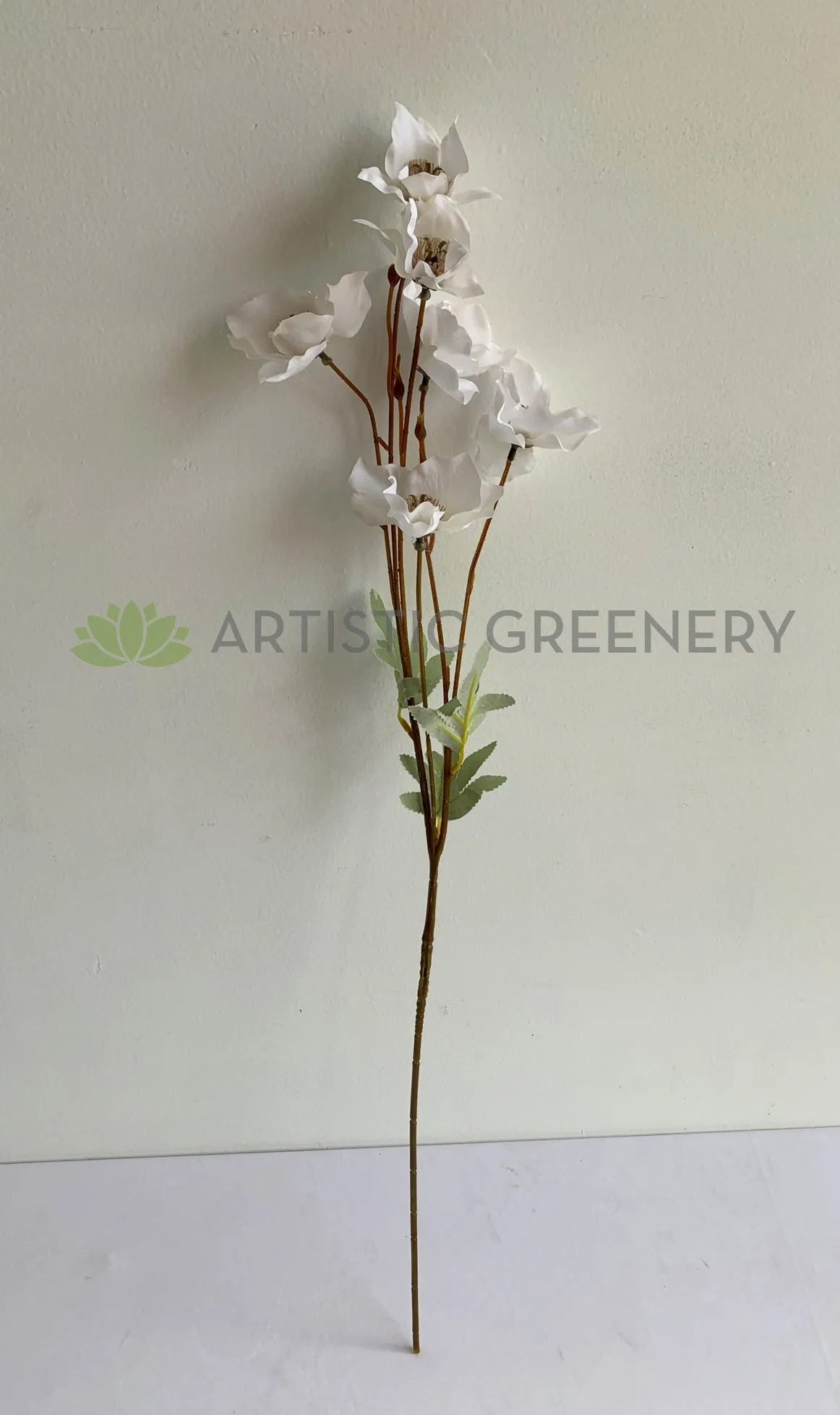 F0346 Hellebore Spray 79cm White