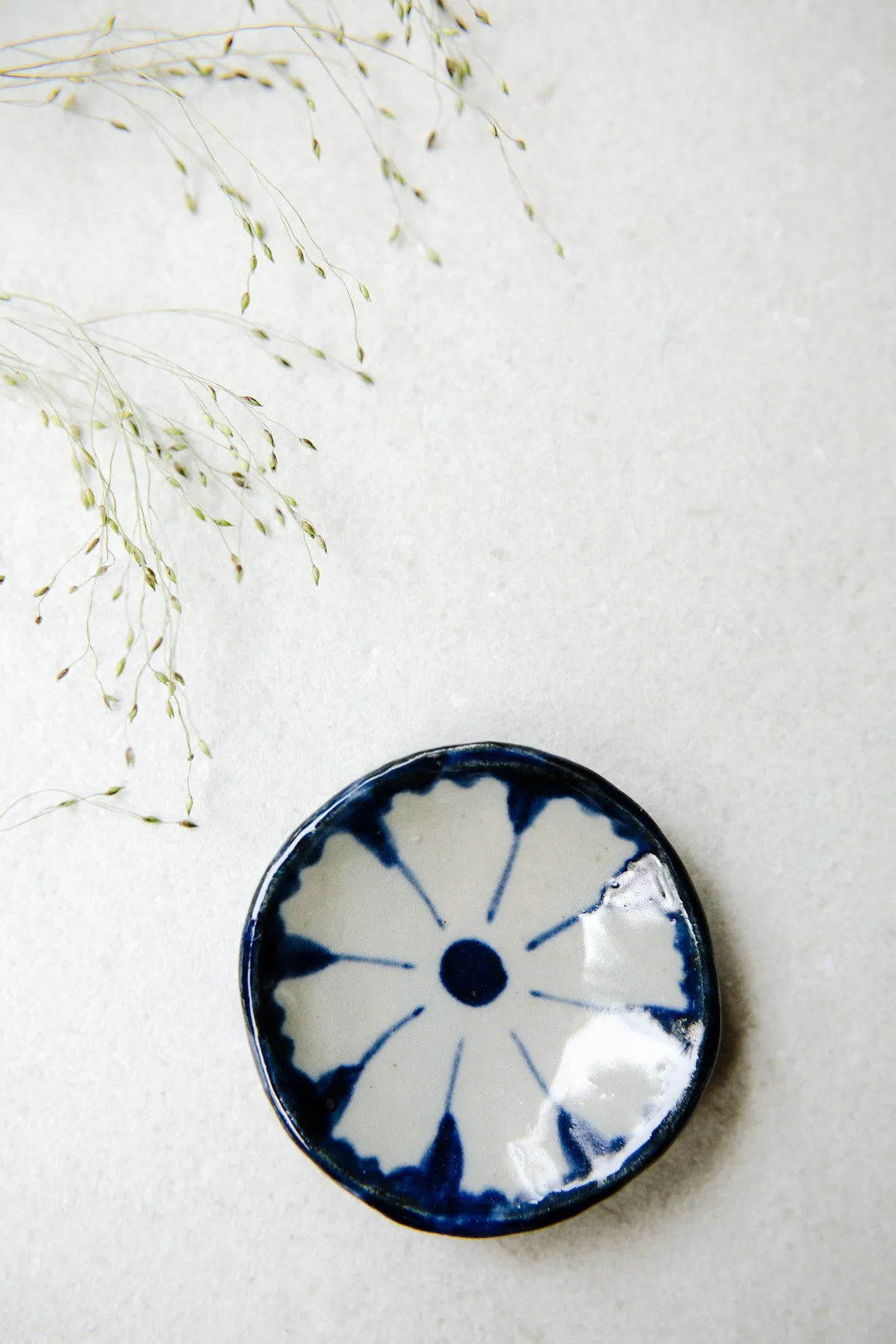 Floral Dish, Painted - Extra Small