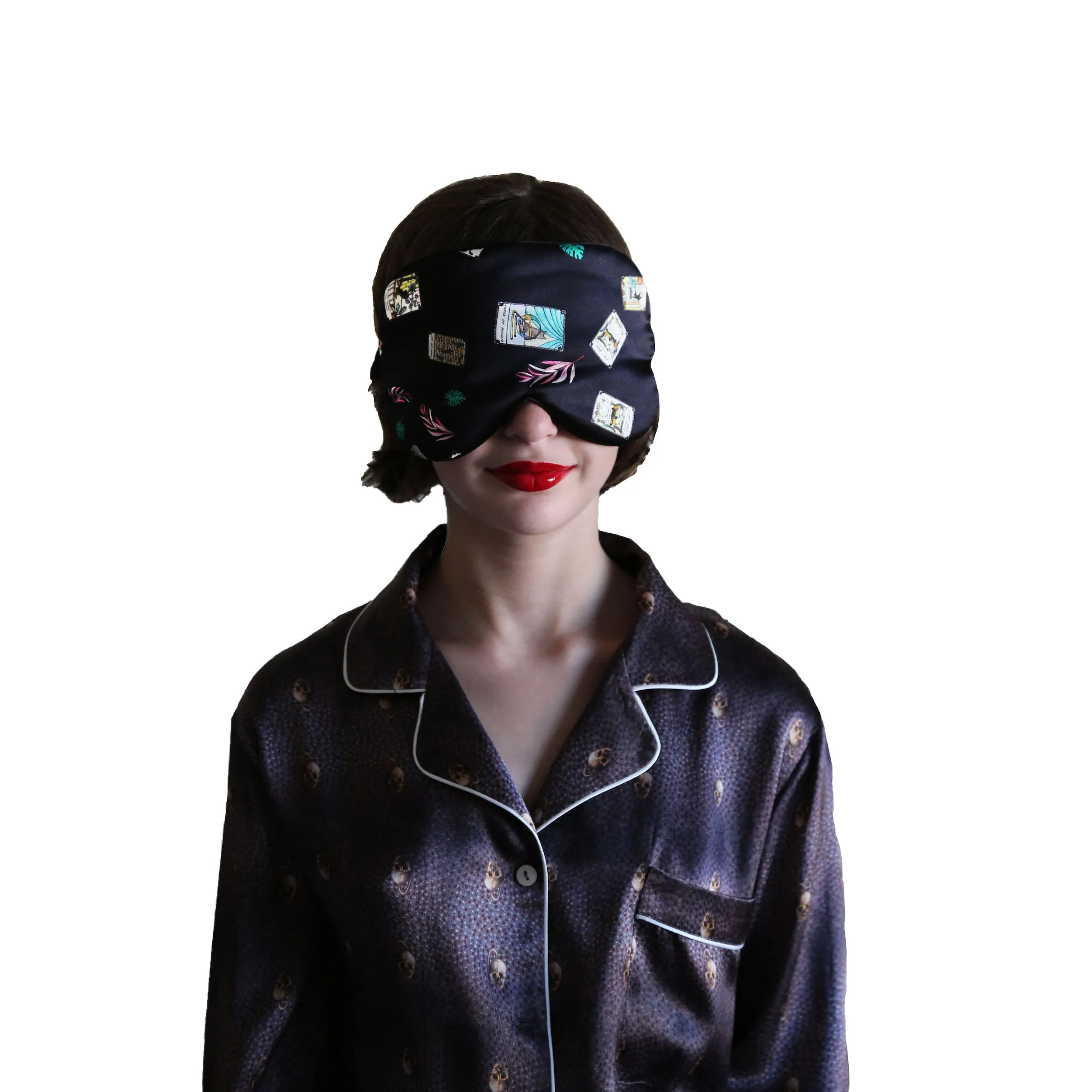 HIDDEN LUCK  Resting Comfort Silk Mask (Midnight Black)