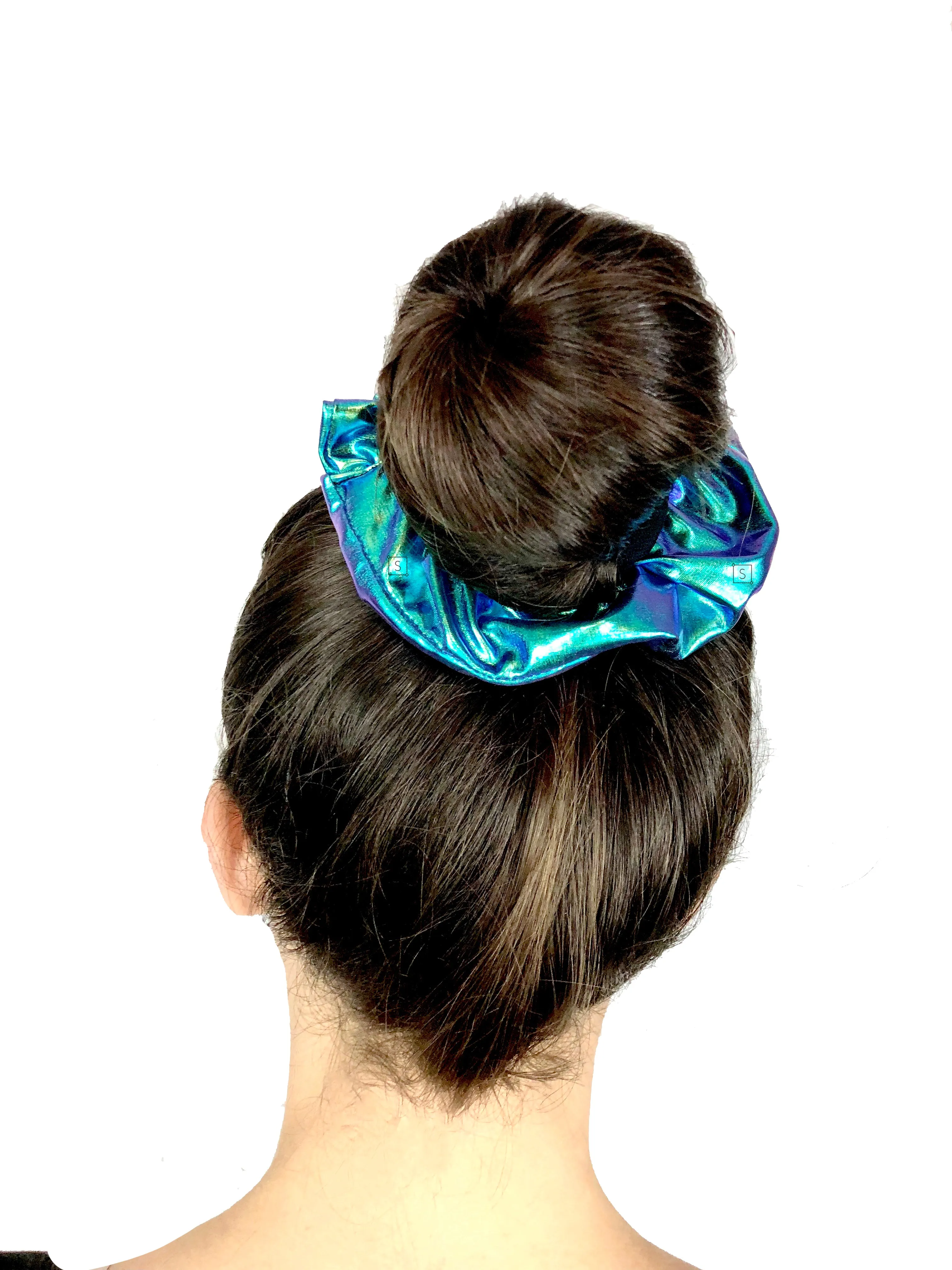 Iridescent Snake Skin Scrunchie