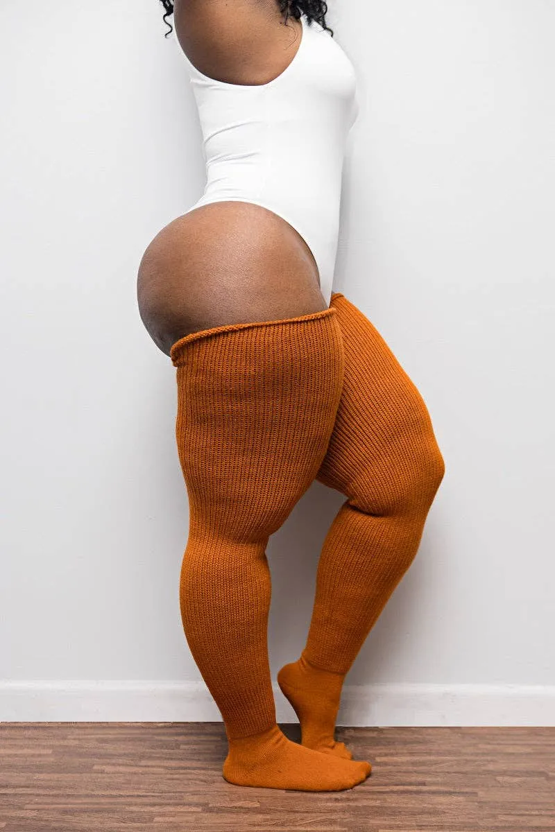 Juicy Plus-Size Thigh Socks