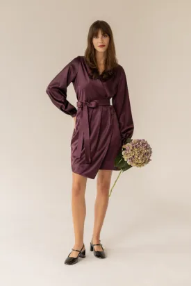 Laurel Dress Aubergine