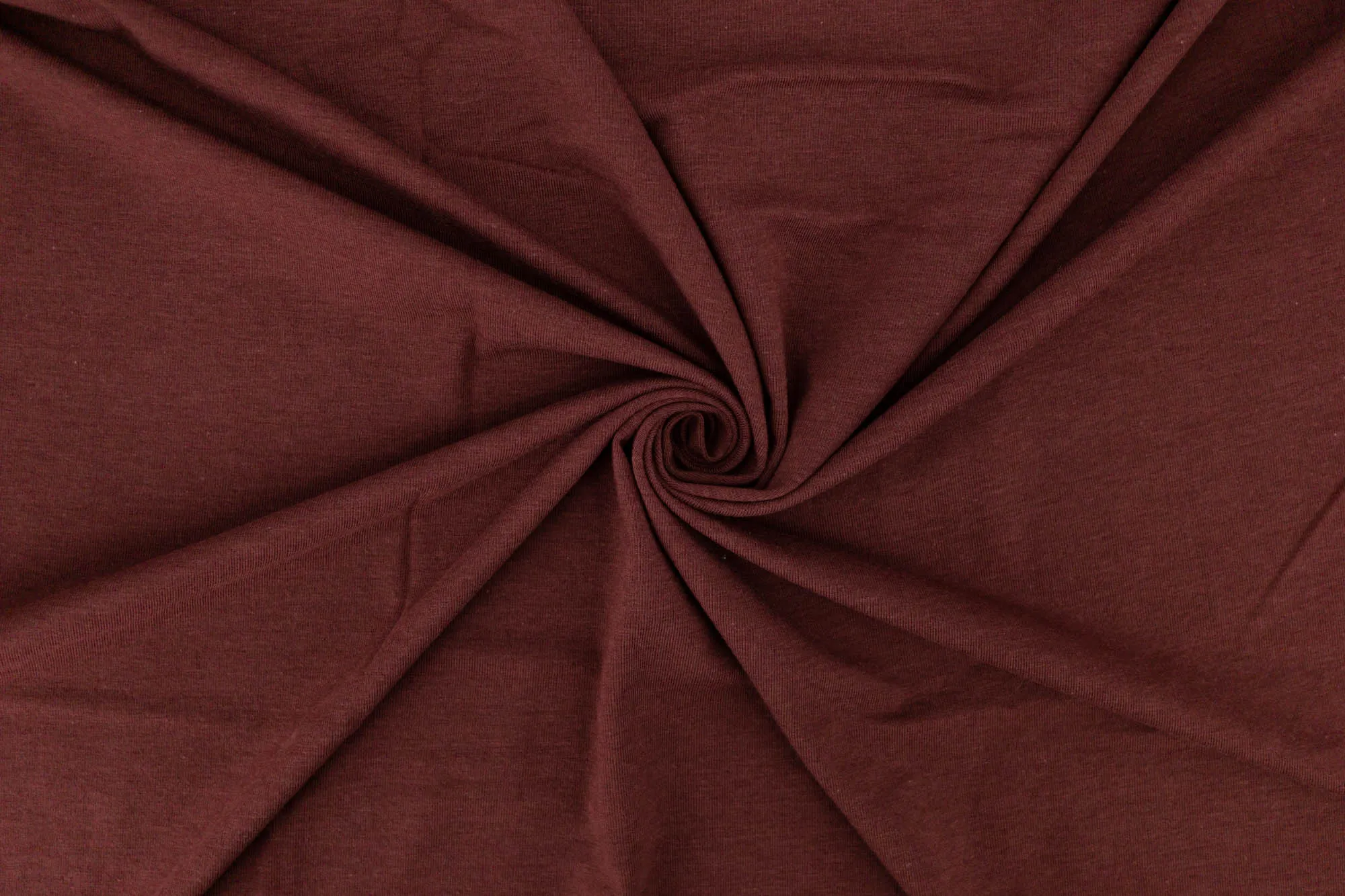 Mahogany - Tencel Organic Cotton 2X2 Rib - 1/2 metre