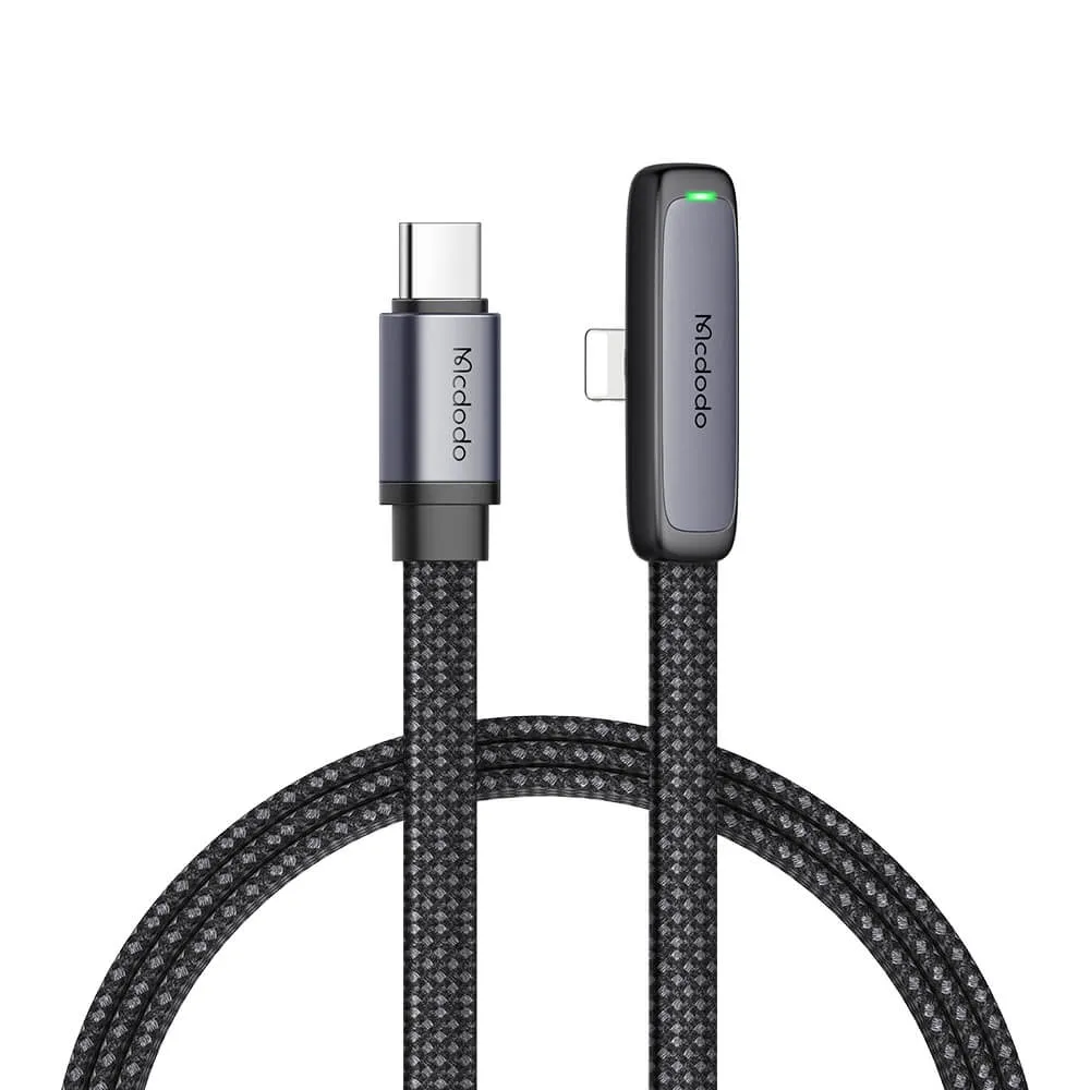 Mcdodo Zebra 36W Type-C to Lightning Cable (1.2/1.8M, 90 Degree)