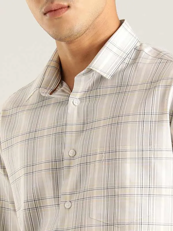 Men Checked Full Sleeve Cotton Shirt