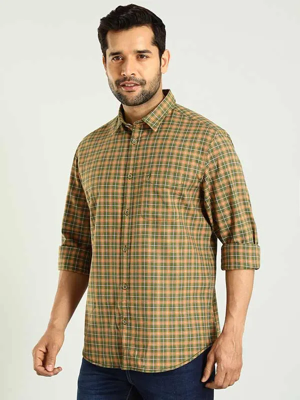 Men Checked Full Sleeve Cotton Shirt