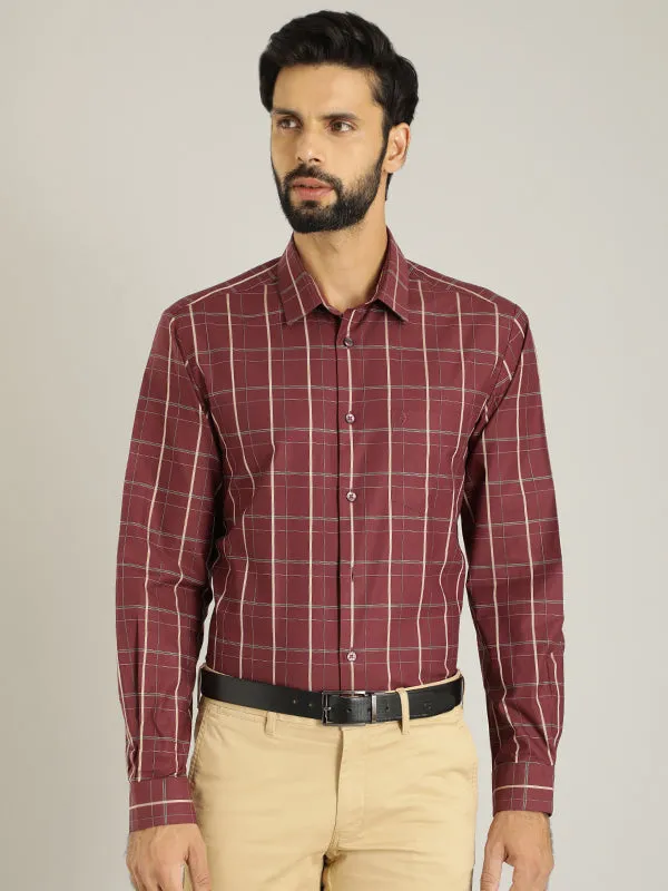 Men Checked Full Sleeve Cotton Shirt