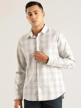 Men Checked Full Sleeve Cotton Shirt