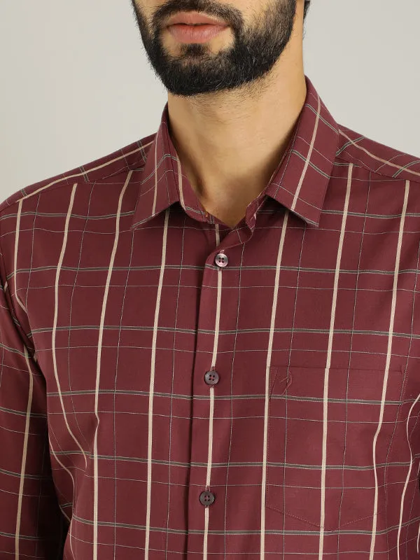 Men Checked Full Sleeve Cotton Shirt