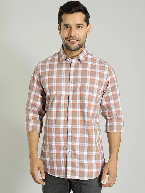 Men Checked Full Sleeve Cotton Shirt