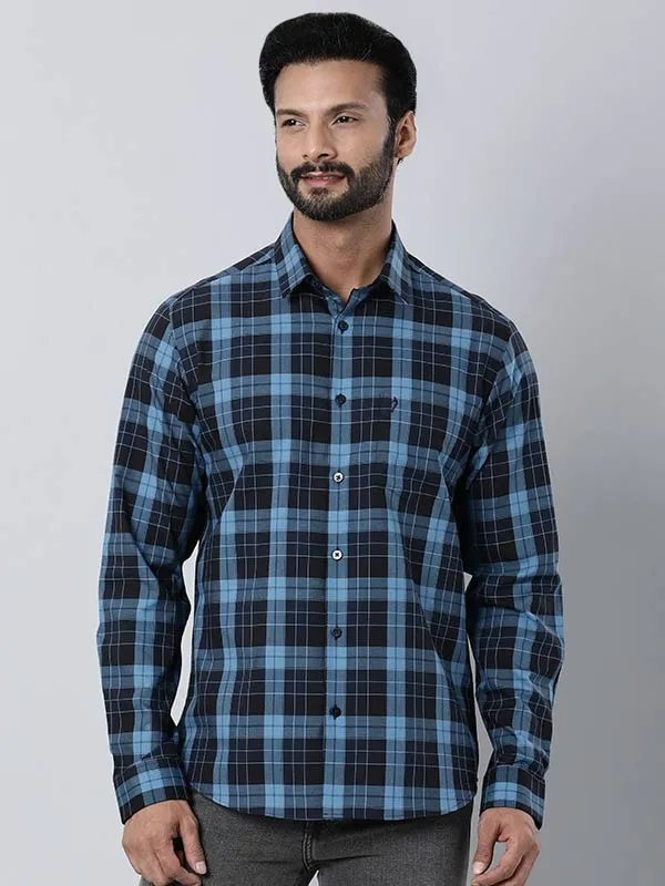 Men Checked Full Sleeve Cotton Shirt