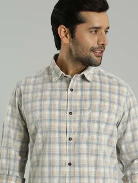 Men Checked Full Sleeve Cotton Shirt