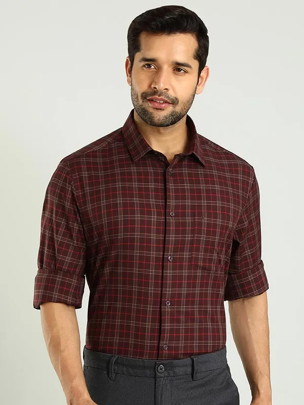 Men Checked Full Sleeve Cotton Shirt