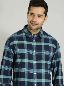 Men Checked Full Sleeve Cotton Shirt