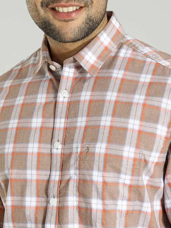 Men Checked Full Sleeve Cotton Shirt