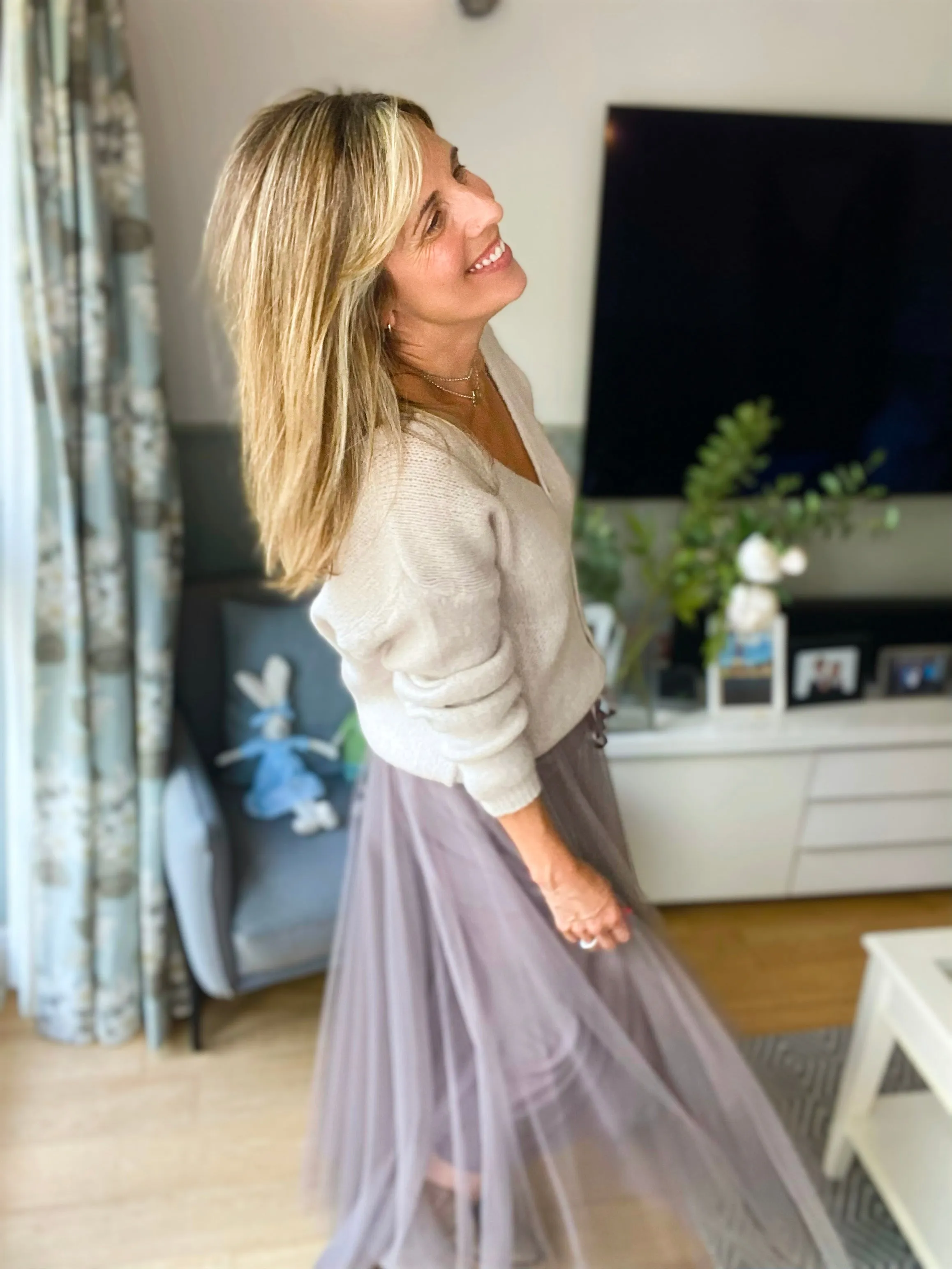 Mocha Tulle Skirt