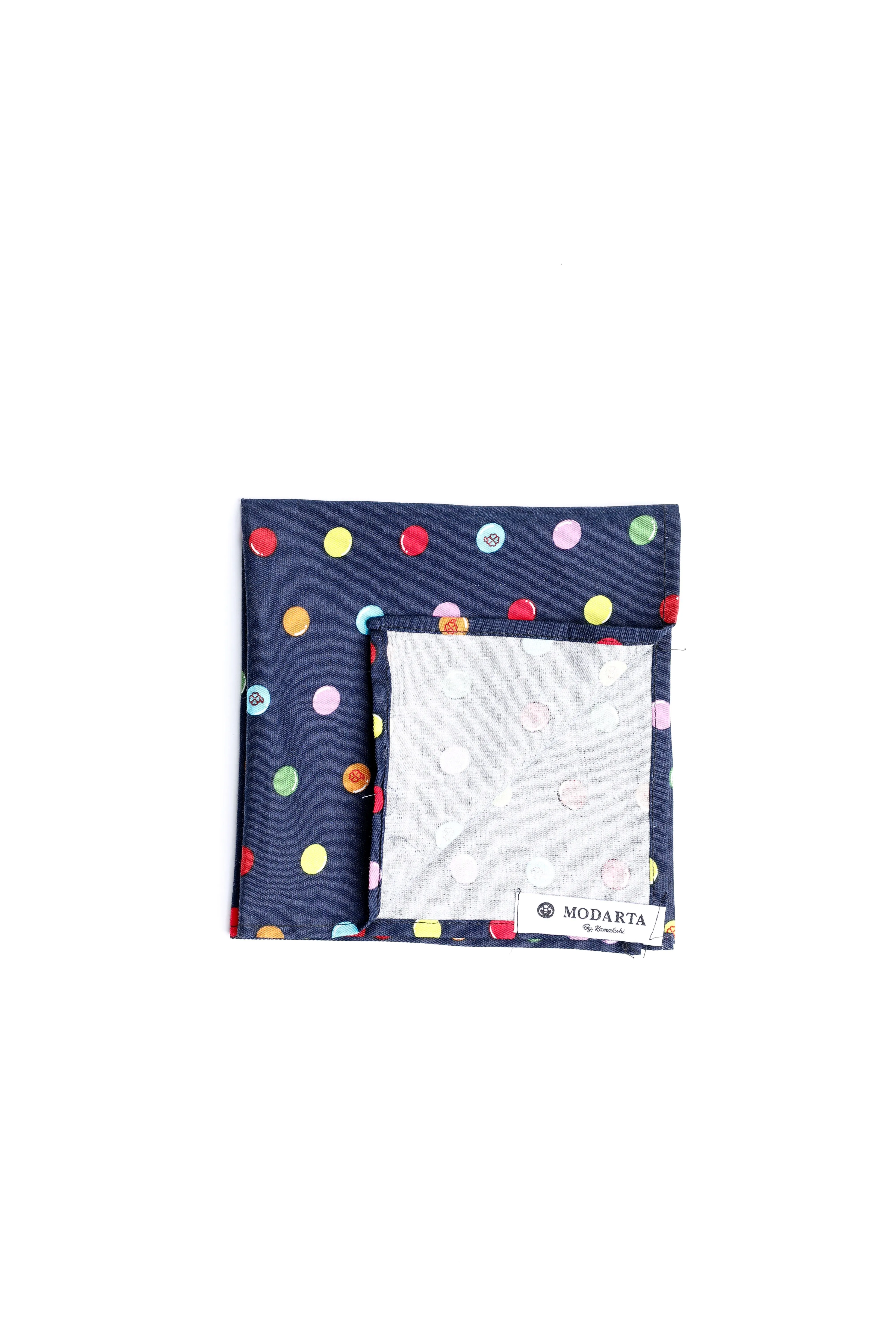 Multi Polka-Dot Pocket Square for men