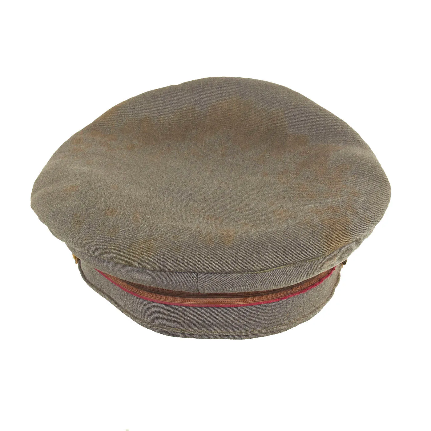 Original Italian WWII Royal Italian Army Medical Corps Officers Peaked Visor Cap by Unione Militare of Rome