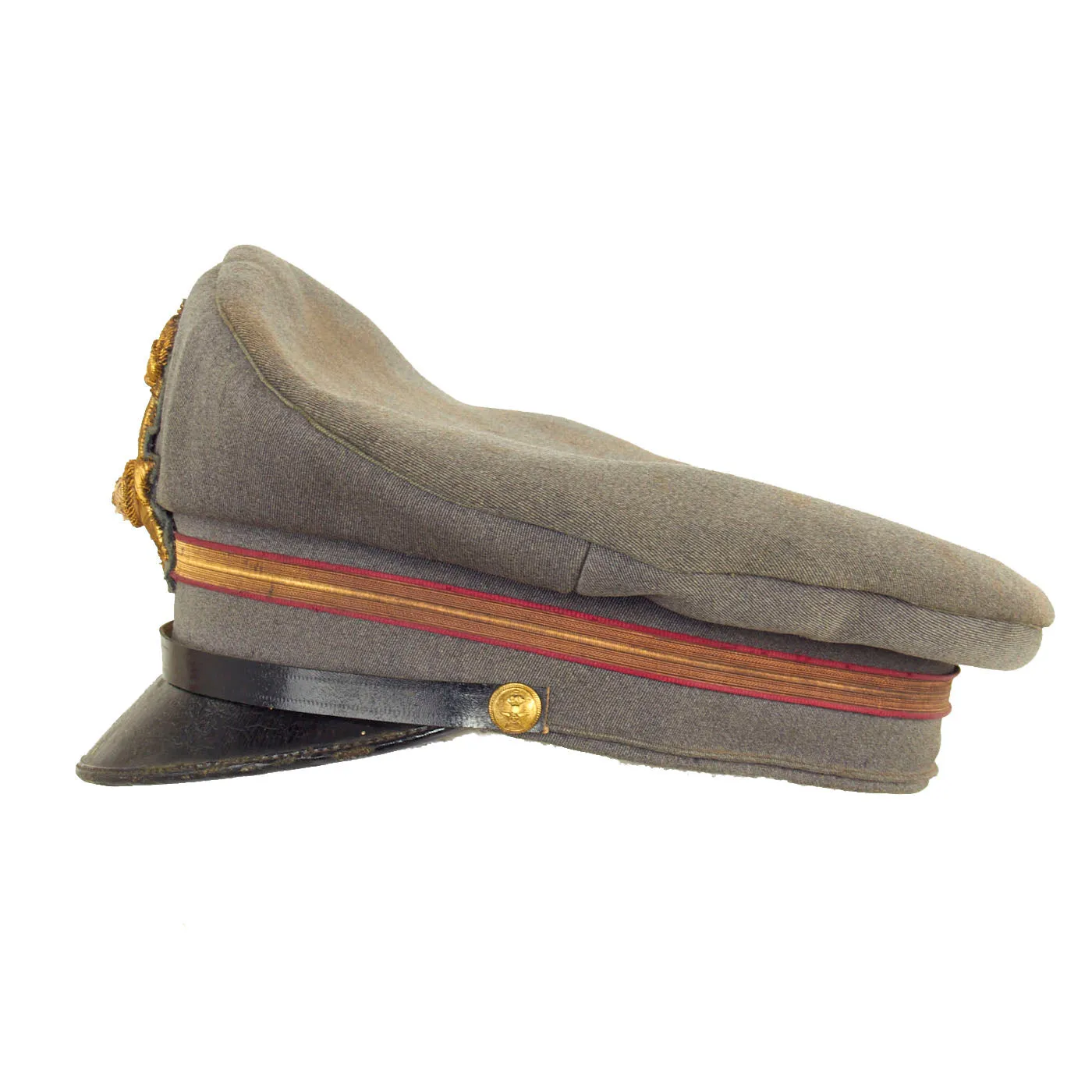 Original Italian WWII Royal Italian Army Medical Corps Officers Peaked Visor Cap by Unione Militare of Rome