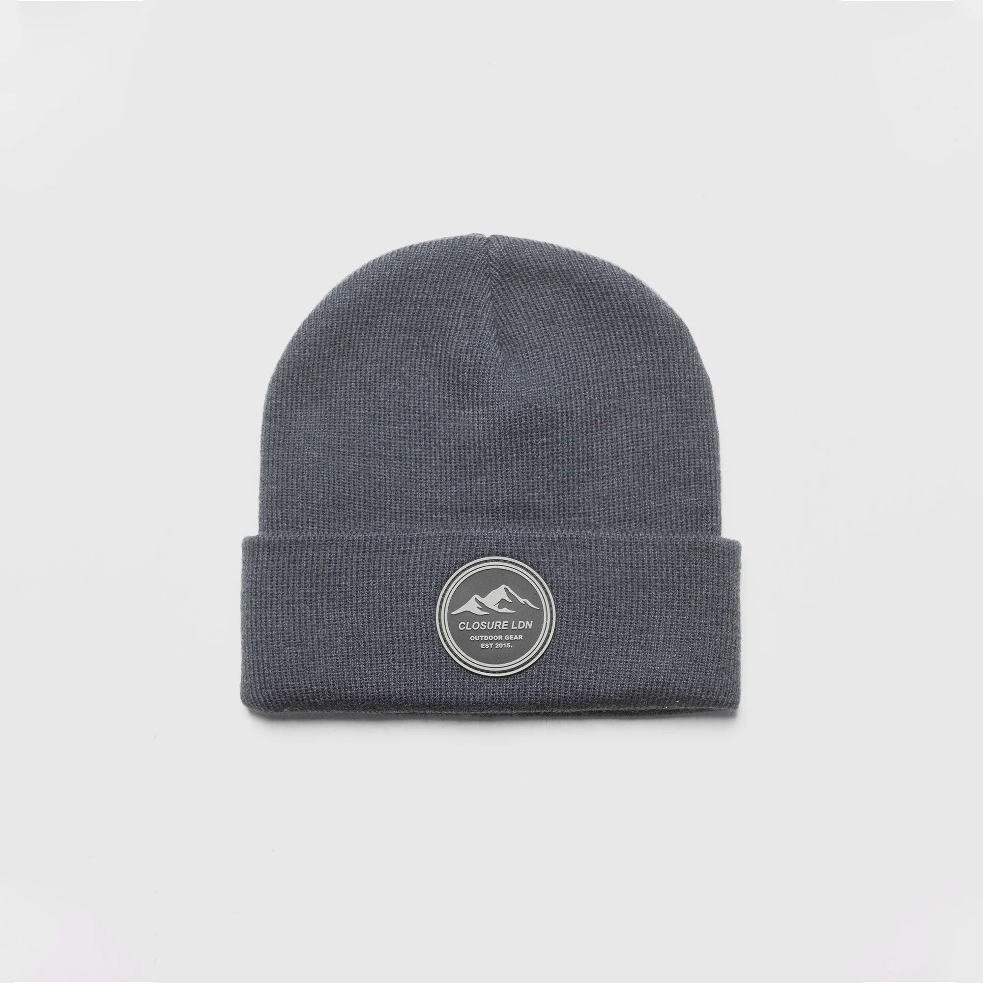 Outdoor Circle Badge Beanie | Charcoal