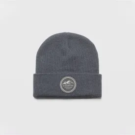 Outdoor Circle Badge Beanie | Charcoal