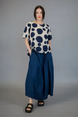 Paolo Tricot Sale, SU8191 Polka Dot Top 50% Off Regular Price